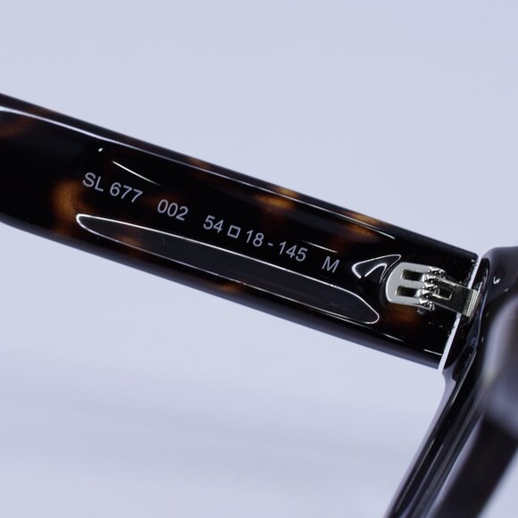 🕶️ New Saint Laurent SL677 002 Eyeglasses - Havana Frame 54mm - Picture 9 of 12